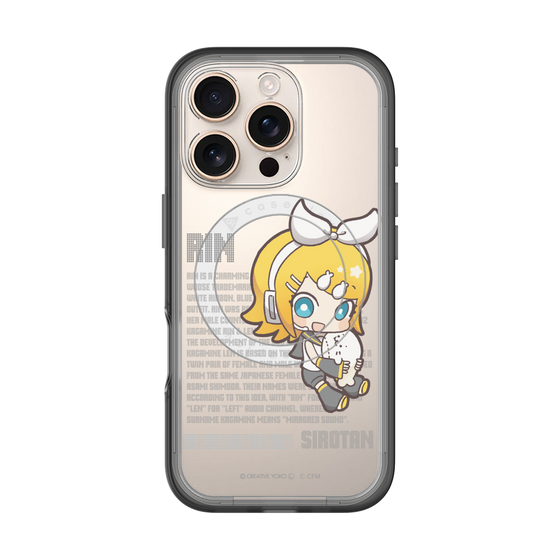 スリムプロテクションプレミアムケース with MagSafe［ しろたん×初音ミク - 鏡音リン - デジタルコード ］