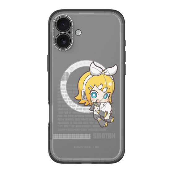 スリムプロテクションプレミアムケース with MagSafe［ しろたん×初音ミク - 鏡音リン - デジタルコード ］