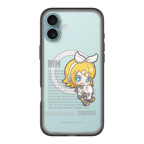 スリムプロテクションプレミアムケース with MagSafe［ しろたん×初音ミク - 鏡音リン - デジタルコード ］