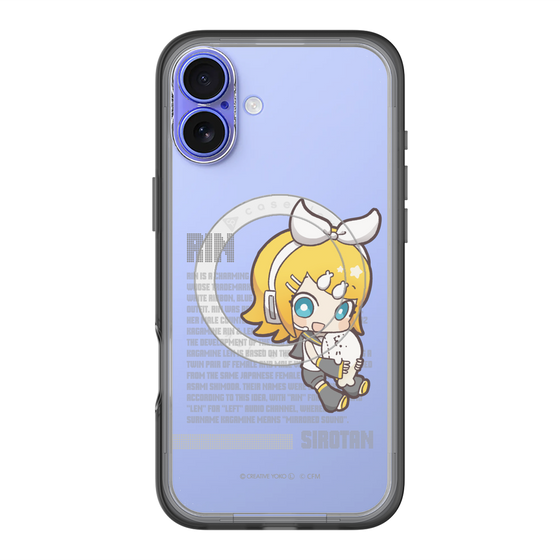 スリムプロテクションプレミアムケース with MagSafe［ しろたん×初音ミク - 鏡音リン - デジタルコード ］