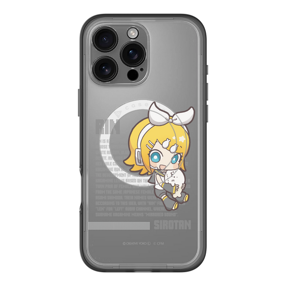スリムプロテクションプレミアムケース with MagSafe［ しろたん×初音ミク - 鏡音リン - デジタルコード ］