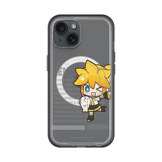 スリムプロテクションプレミアムケース with MagSafe［ しろたん×初音ミク - 鏡音レン - デジタルコード ］