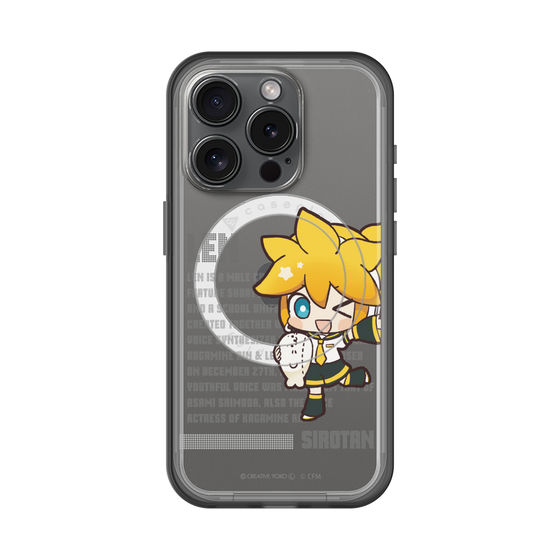 スリムプロテクションプレミアムケース with MagSafe［ しろたん×初音ミク - 鏡音レン - デジタルコード ］