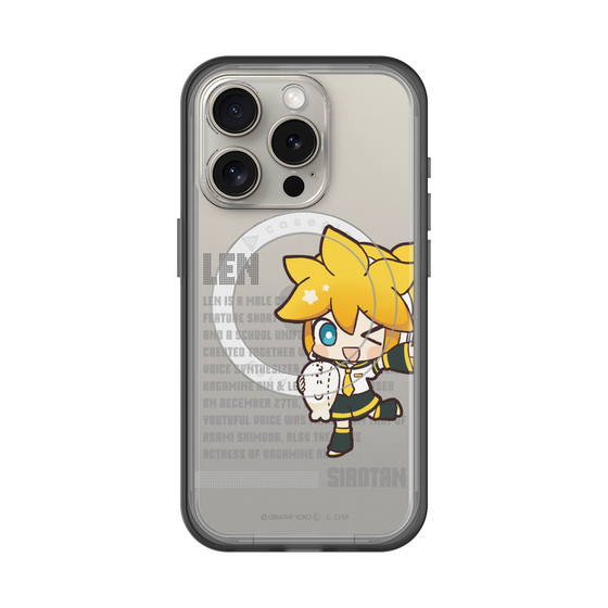 スリムプロテクションプレミアムケース with MagSafe［ しろたん×初音ミク - 鏡音レン - デジタルコード ］