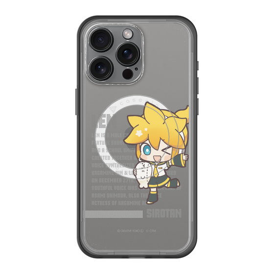 スリムプロテクションプレミアムケース with MagSafe［ しろたん×初音ミク - 鏡音レン - デジタルコード ］