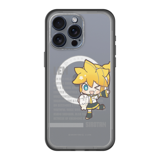 スリムプロテクションプレミアムケース with MagSafe［ しろたん×初音ミク - 鏡音レン - デジタルコード ］