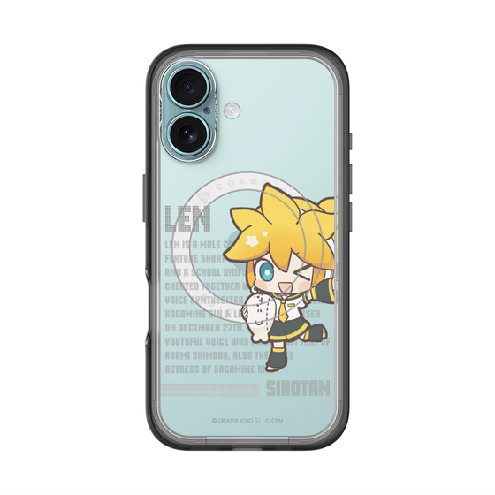 スリムプロテクションプレミアムケース with MagSafe［ しろたん×初音ミク - 鏡音レン - デジタルコード ］