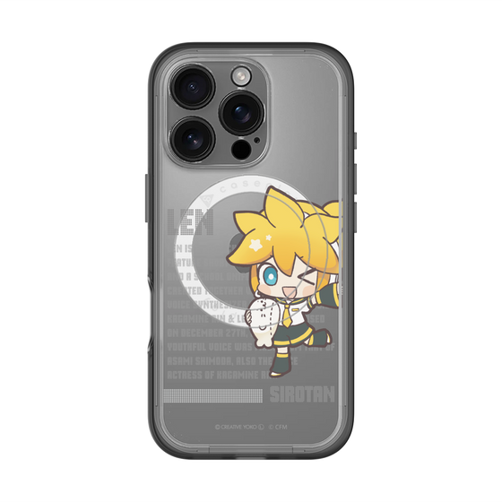 スリムプロテクションプレミアムケース with MagSafe［ しろたん×初音ミク - 鏡音レン - デジタルコード ］