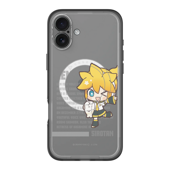 スリムプロテクションプレミアムケース with MagSafe［ しろたん×初音ミク - 鏡音レン - デジタルコード ］