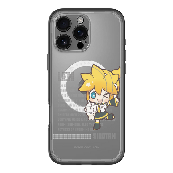 スリムプロテクションプレミアムケース with MagSafe［ しろたん×初音ミク - 鏡音レン - デジタルコード ］