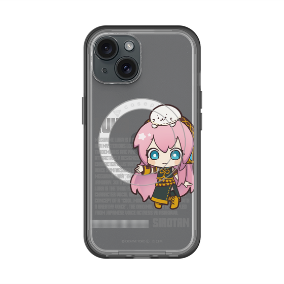 スリムプロテクションプレミアムケース with MagSafe［ しろたん×初音ミク - 巡音ルカ - デジタルコード ］