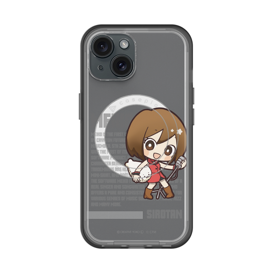 スリムプロテクションプレミアムケース with MagSafe［ しろたん×初音ミク - MEIKO - デジタルコード ］