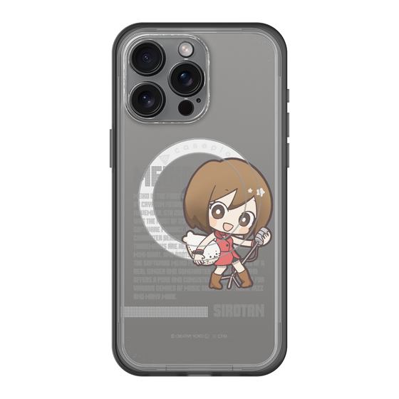 スリムプロテクションプレミアムケース with MagSafe［ しろたん×初音ミク - MEIKO - デジタルコード ］