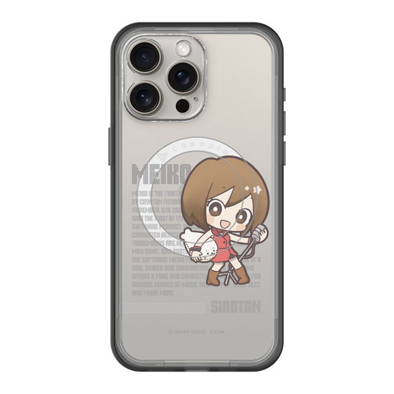 スリムプロテクションプレミアムケース with MagSafe［ しろたん×初音ミク - MEIKO - デジタルコード ］