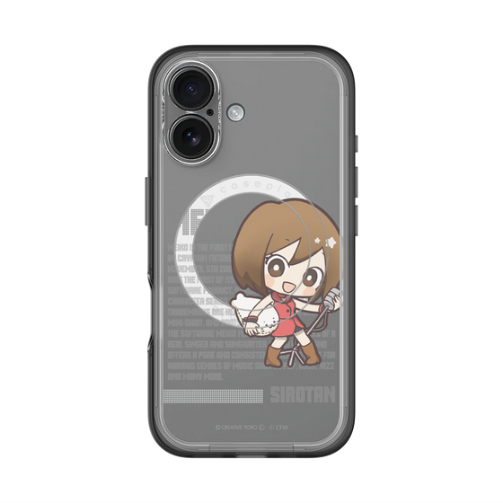 スリムプロテクションプレミアムケース with MagSafe［ しろたん×初音ミク - MEIKO - デジタルコード ］