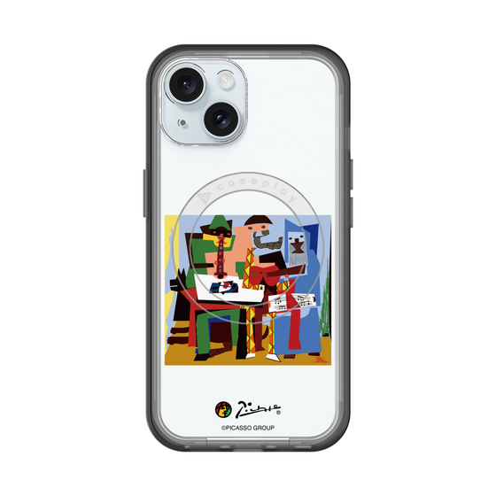 スリムプロテクションプレミアムケース with MagSafe［ PICASSO - Three Musicians ］