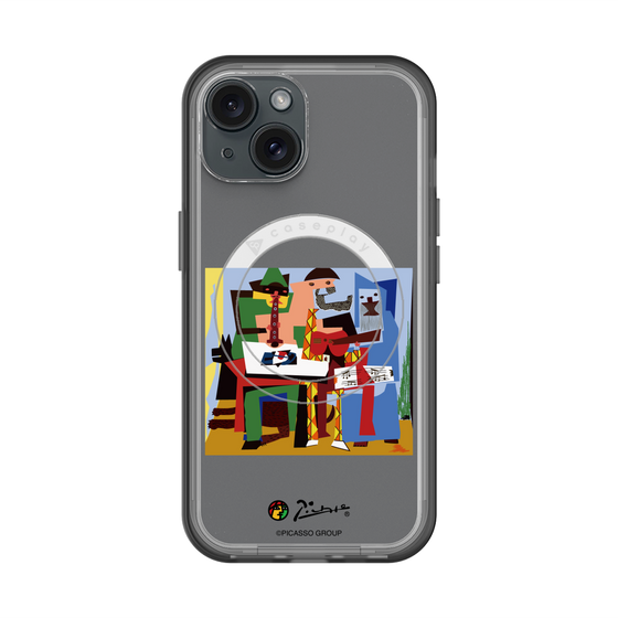 スリムプロテクションプレミアムケース with MagSafe［ PICASSO - Three Musicians ］