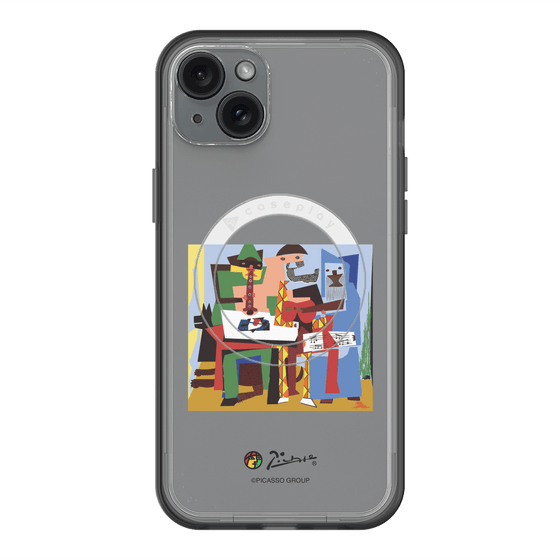 スリムプロテクションプレミアムケース with MagSafe［ PICASSO - Three Musicians ］