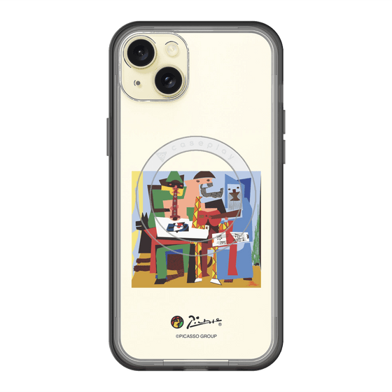 スリムプロテクションプレミアムケース with MagSafe［ PICASSO - Three Musicians ］