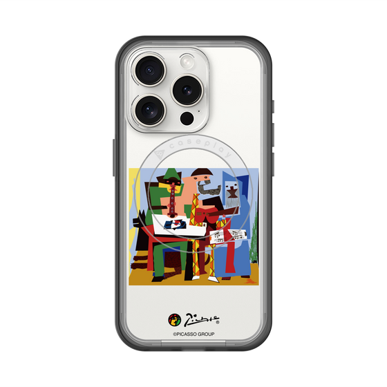 スリムプロテクションプレミアムケース with MagSafe［ PICASSO - Three Musicians ］