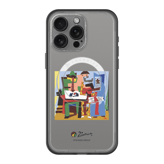 スリムプロテクションプレミアムケース with MagSafe［ PICASSO - Three Musicians ］