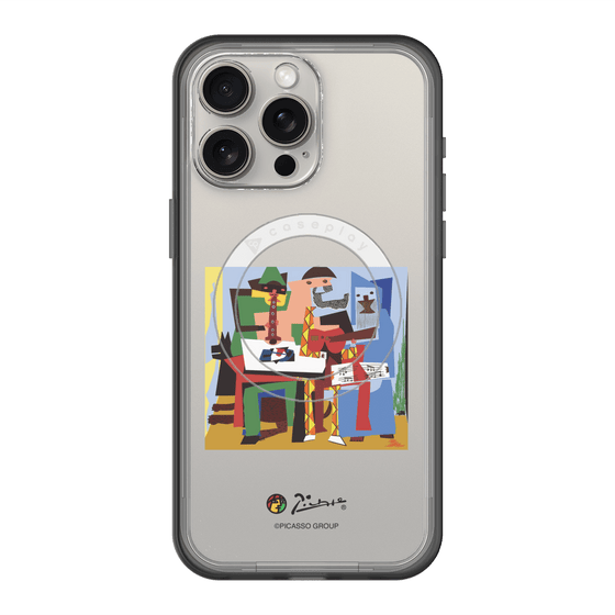 スリムプロテクションプレミアムケース with MagSafe［ PICASSO - Three Musicians ］