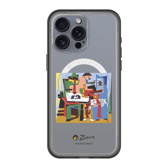 スリムプロテクションプレミアムケース with MagSafe［ PICASSO - Three Musicians ］