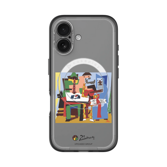 スリムプロテクションプレミアムケース with MagSafe［ PICASSO - Three Musicians ］