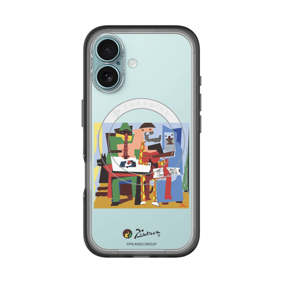 スリムプロテクションプレミアムケース with MagSafe［ PICASSO - Three Musicians ］