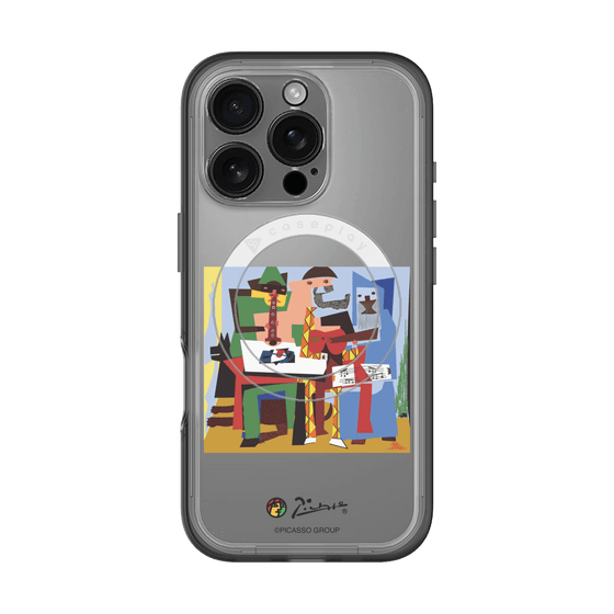 スリムプロテクションプレミアムケース with MagSafe［ PICASSO - Three Musicians ］