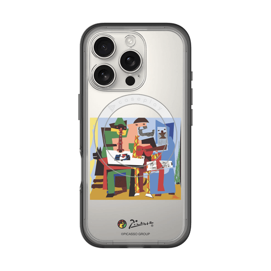 スリムプロテクションプレミアムケース with MagSafe［ PICASSO - Three Musicians ］