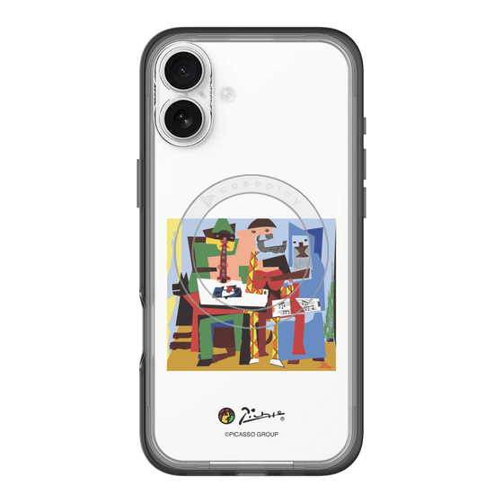 スリムプロテクションプレミアムケース with MagSafe［ PICASSO - Three Musicians ］