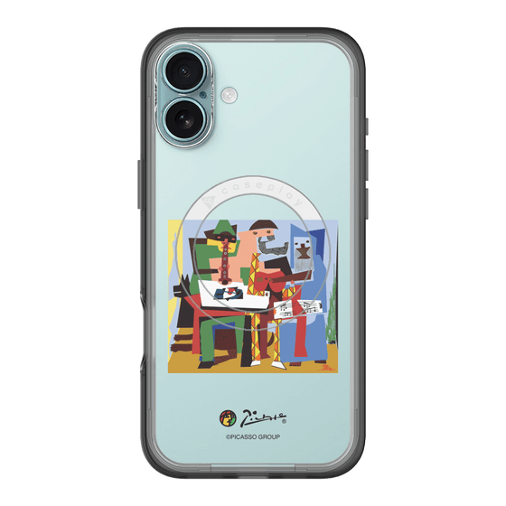 スリムプロテクションプレミアムケース with MagSafe［ PICASSO - Three Musicians ］