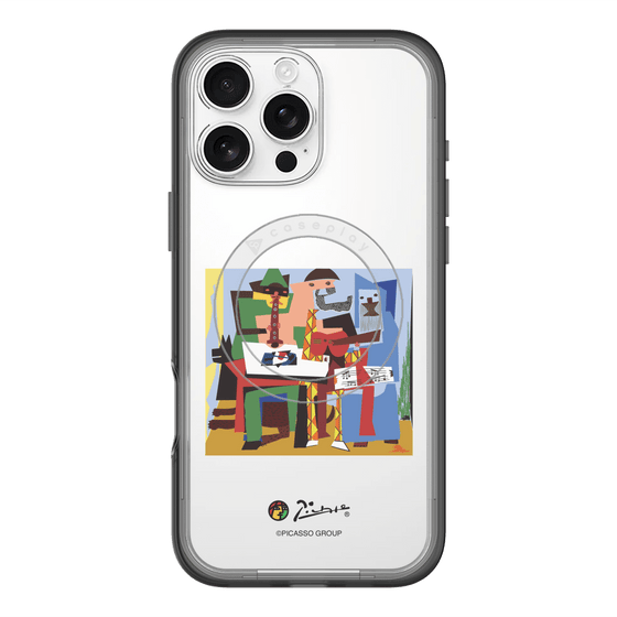 スリムプロテクションプレミアムケース with MagSafe［ PICASSO - Three Musicians ］
