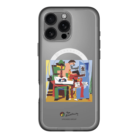 スリムプロテクションプレミアムケース with MagSafe［ PICASSO - Three Musicians ］