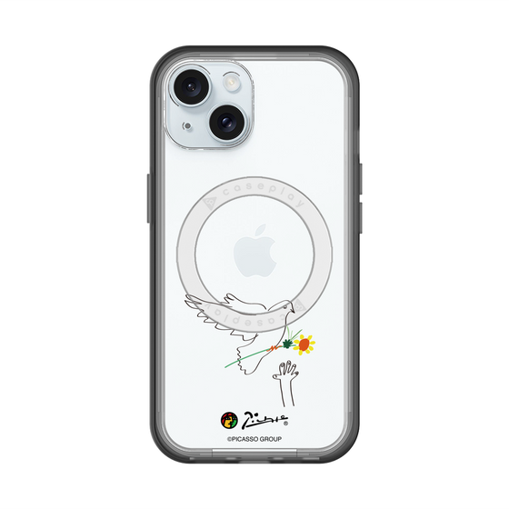 スリムプロテクションプレミアムケース with MagSafe［ PICASSO - Dove of Peace ］