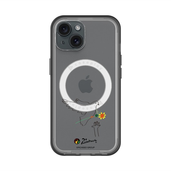 スリムプロテクションプレミアムケース with MagSafe［ PICASSO - Dove of Peace ］