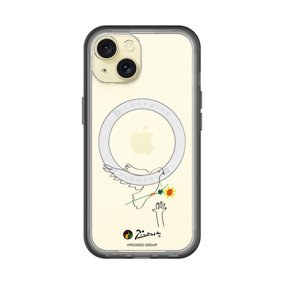 スリムプロテクションプレミアムケース with MagSafe［ PICASSO - Dove of Peace ］