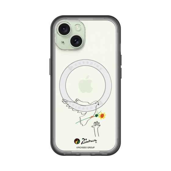 スリムプロテクションプレミアムケース with MagSafe［ PICASSO - Dove of Peace ］