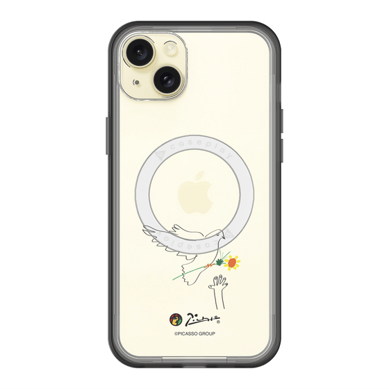 スリムプロテクションプレミアムケース with MagSafe［ PICASSO - Dove of Peace ］