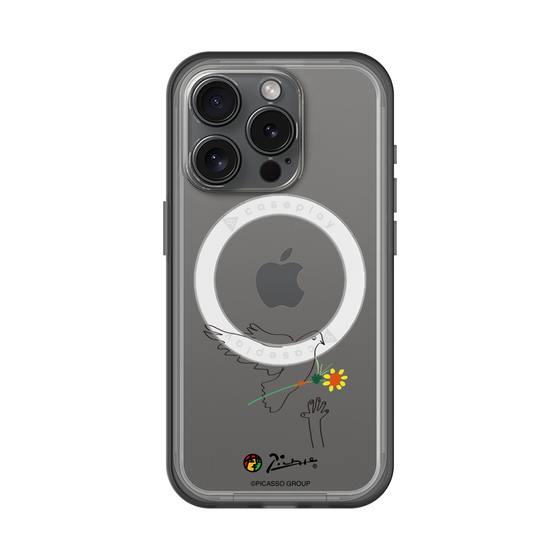 スリムプロテクションプレミアムケース with MagSafe［ PICASSO - Dove of Peace ］