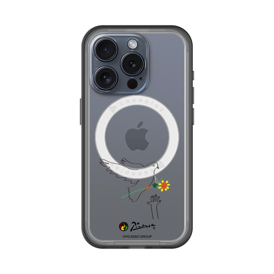 スリムプロテクションプレミアムケース with MagSafe［ PICASSO - Dove of Peace ］