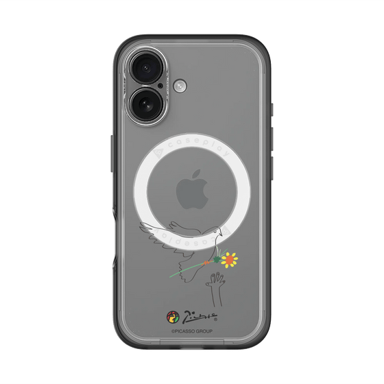 スリムプロテクションプレミアムケース with MagSafe［ PICASSO - Dove of Peace ］