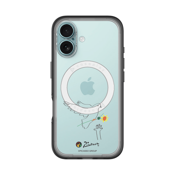 スリムプロテクションプレミアムケース with MagSafe［ PICASSO - Dove of Peace ］