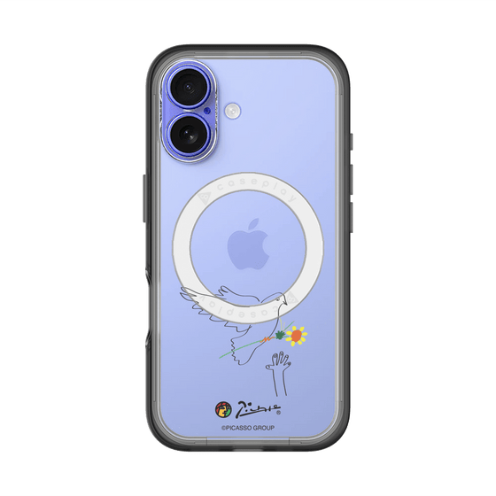 スリムプロテクションプレミアムケース with MagSafe［ PICASSO - Dove of Peace ］
