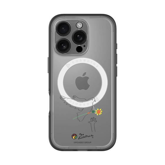スリムプロテクションプレミアムケース with MagSafe［ PICASSO - Dove of Peace ］
