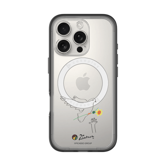 スリムプロテクションプレミアムケース with MagSafe［ PICASSO - Dove of Peace ］