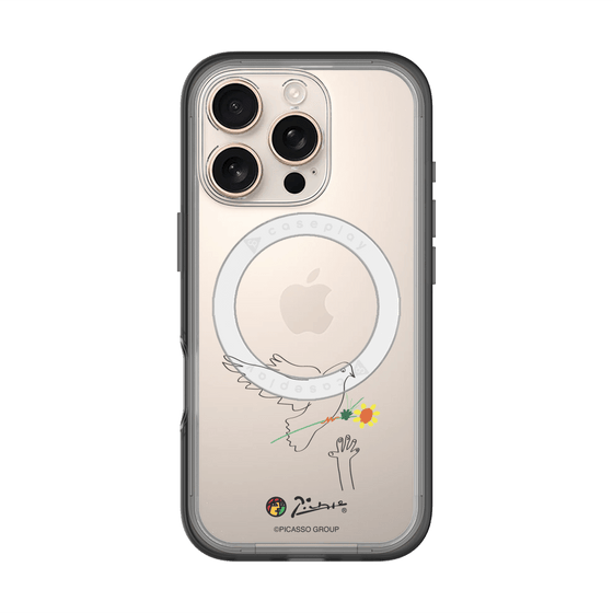 スリムプロテクションプレミアムケース with MagSafe［ PICASSO - Dove of Peace ］