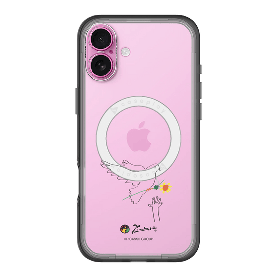 スリムプロテクションプレミアムケース with MagSafe［ PICASSO - Dove of Peace ］