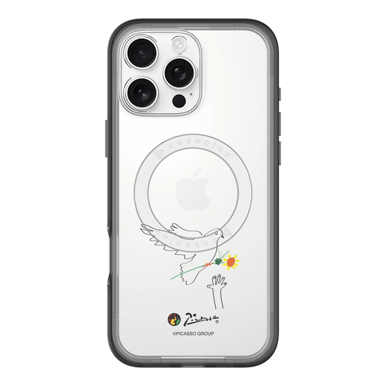スリムプロテクションプレミアムケース with MagSafe［ PICASSO - Dove of Peace ］